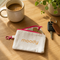 Petites pochettes en coton écologiques personnalisées, pochettes à fermeture éclair pour rouges à lèvres, pochettes pour crème solaire, sacs en toile unie pour pièces de monnaie