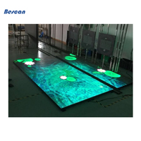 Écran LED interactif pour sol de danse, scène de discothèque, club de nuit, DJ, intérieur intelligent, P3.91
