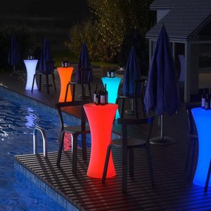 New 16 Color Change Led Light <strong>bar</strong> <strong>Table</strong> <strong>and</strong> <strong>Chair</strong> Party Furniture Rechargeable &amp;led Furniture - Product Image 2