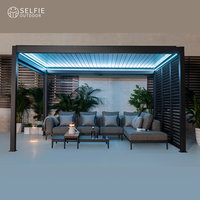 Mobilier de jardin d'extérieur Chaise pour restaurant Chaise en aluminium Ensemble table et chaises pliantes Gazebo d'extérieur