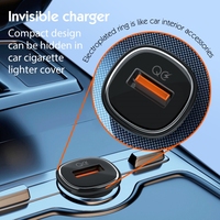 LDNIO C105 Nouvelle Arrivée Vente Chaude Chargeur de Voiture Portable 30W 3A Simple PD3.0 à Charge Rapide pour iPhone et Tablette