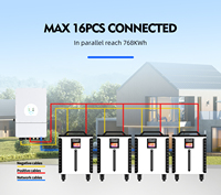 Nouveauté Docan Panda Batterie au lithium 32 kWh 48 V Lifepo4 Pack 51,2 V 600 Ah 628 Ah 300 Ah 15 kWh 30 kWh 32 kW avec extincteur