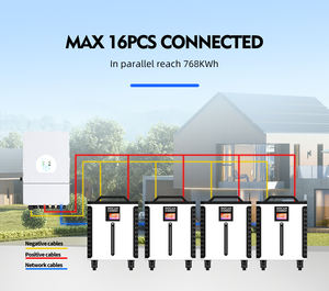 סוללת ליתיום חדשה דגם דוקן פנדה 32 קוט\\\"ש 48 וולט Lifepo4  51.2 וולט 600 אמפר/שעה 628 אמפר/שעה 300 אמפר/שעה 15 קוט\\\"ש 30 קוט\\\"ש 32 קילוואט עם מטף כיבוי אש - Product Image 4