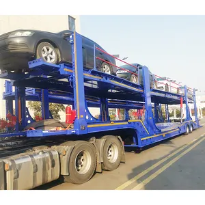 New Light Double-jiao PassengerTransport Vehicle Large Car Transport Trailer