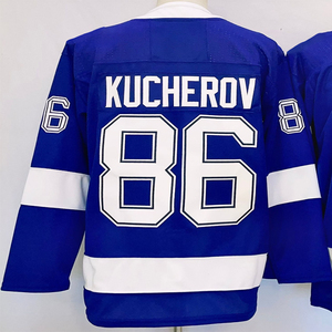 Camisetas de Hockey Cosidas para Hombre 88 Andrei Vasilevskiy 21 Brayden Point 77 <span class=keywords><strong>Victor</strong></span> Hedman 86 Nikita Kucherov 91 Steven Stamkos - Product Image 4