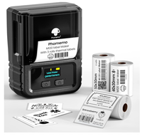 Impresora de Etiquetas Térmicas Inalámbrica Recargable Phomemo M120 Mini de 50 mm, 1200 mAh, Portátil, para Venta al por Menor y al por Mayor