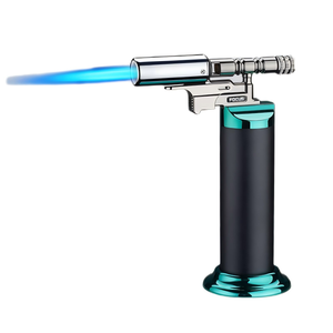 Accenditore di pistola a spruzzo a prova di vento più leggero gonfiabile per sigaretta di moxibustione sigaro pistola per Barbecue speciale fiamma blu accendino di fascia alta - Product Image 6