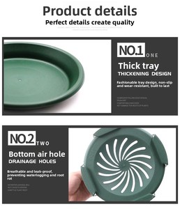 WEICHENGXING Pots de jardinage de haute qualité pour semis, pots de pépinière pour plantes succulentes, pots en plastique épais - Product Image 4
