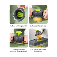 Multifunctionele 12-In-1 Keuken Groente En Fruit Gereedschap Groente Versnipperaar Snijmachine Snijmachine Voedsel Groente Chopper