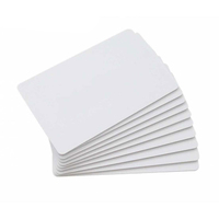 Carte RFID d'accès sans contact imprimable intelligente vierge personnalisée à double fréquence longue portée PVC/PET UHF S50 pour EV3 R6P