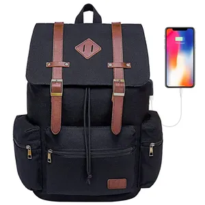 Mochila universitaria bolsa para ordenador portátil carga USB mochila universitaria diseño deportes mochila de viaje hombres mujeres mochilas mochila escolar
