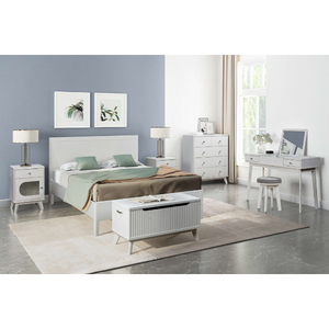 Cadre de lit en bois massif Everest Collection, garantie 10 ans, design moderne, meilleur prix, mobilier de chambre à coucher fabriqué au Vietnam - Product Image 5