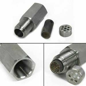 CNC gia công thép không gỉ cảm biến Spacer m18x1.5 Adapter bung + Mini xúc tác chuyển đổi phụ tùng ô tô và phụ kiện - Product Image 3