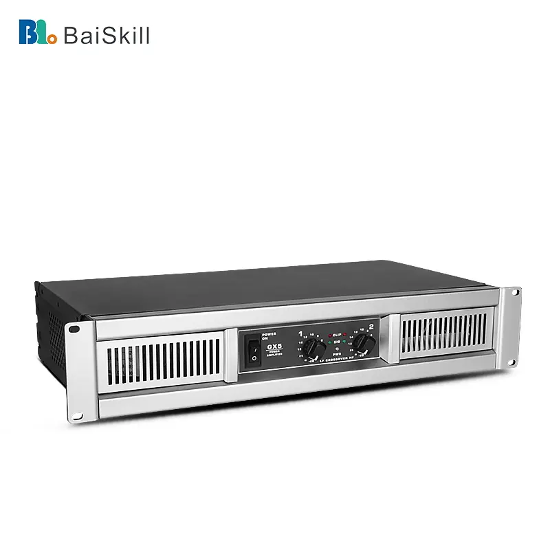 BaiSKill-GX5 500w 음향 장비 노래방 전문 2 채널 오디오 고출력 증폭기