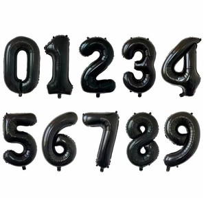 <span class=keywords><strong>Globos</strong></span> de Número Delgados de 16 Pulgadas al por Mayor, <span class=keywords><strong>Globos</strong></span> de Mylar Inflables, <span class=keywords><strong>Globos</strong></span> de Número Dorados, Rojos, Negros y Azules para Decoración de Fiestas - Product Image 3