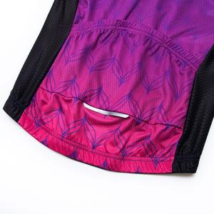 Conjunto de Jersey y Pantalones Cortos de Ciclismo para Mujer, Paneles de Malla de Secado Rápido, Transpirable, Absorbe la Humedad, para Carreras de Carretera - Product Image 5