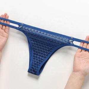 Hot Brazilian Tanga <strong>Bikini</strong> Low-Rise Solid Knitted Sexy Lace <strong>Panty</strong> Hollow Out Breathable Seamless Women's <strong>Panties</strong> - Product Image 6