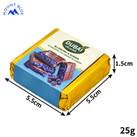 Solutions ODM/OEM proposées Collation gastronomique de luxe de barre de chocolat aux bleuets et au chocolat Kunafa de style Dubaï avec saveur unique
