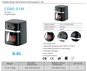 Offre spéciale <span class=keywords><strong>Friteuse</strong></span> <span class=keywords><strong>professionnelle</strong></span> sans huile de qualité alimentaire <span class=keywords><strong>8</strong></span> <span class=keywords><strong>litres</strong></span> Meilleure grande <span class=keywords><strong>friteuse</strong></span> à air Friteuses électriques - Product Image 4