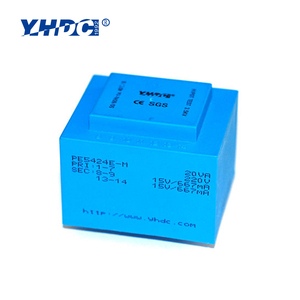 Transformador de CA Monofásico de Plástico de la Serie EI, Reductor de Voltaje, Entrada 220-230V, Salida 6V/7.5V/9V/12V/15V/18V/24V, 20VA, PE5424E-M, YHDC - Product Image 2