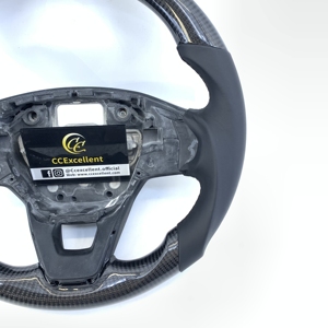 CCexcellent พวงมาลัยคาร์บอนไฟเบอร์ดีไซน์แบบ <span class=keywords><strong>MK4</strong></span>สำหรับรถฟอร์ดลายทางสีน้ำเงินและสีดำ - Product Image 4