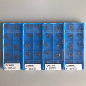 Plaquettes en carbure revêtues de PVD carrées Kyoceras ZCMT080304SP PR1225, outils de tournage CNC personnalisés OEM pour le traitement de l'acier - Product Image 1