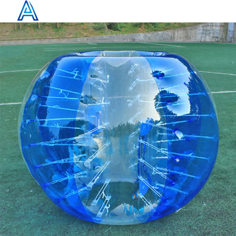 Bola gelembung pengetuk tiup PVC luar ruangan anak-anak untuk bola zorb tiup kualitas tinggi
