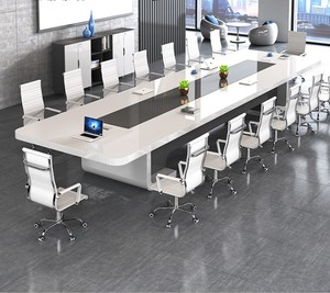 Antique Elegant Reception <strong>Desk</strong>, <strong>White</strong> <strong>High</strong> <strong>Gloss</strong> Solid Surface Countertop Table - Product Image 2