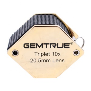 Pliant portable Loupe Triplet Gemmologique Loupe 10x20.50mm sans Distorsion Lentille DK18003 - Product Image 4