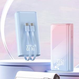 Cargador Portátil de 10000 mAh con Cable, Carga Rápida, Logotipo Personalizado, Regalo, PD20W para Uso en Exteriores, Precio de Fábrica - Product Image 1