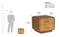 Table de chevet pliable en bois de luxe artisanale, multifonctionnelle avec rangement, idéale pour les entrées d'appartements élégants et les chambres à coucher