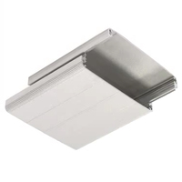 Amplificateur électronique en aluminium extrudé boîtier de projet boîtier personnalisation carte de Circuit imprimé boîtier de commande en métal