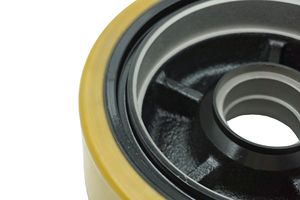 नया लिंडे R14/r16 pu ठोस फोर्कलिफ्ट व्हील 285 एक्स 100 0029902329 1500 किलोग्राम भार क्षमता मूल भागों - Product Image 4