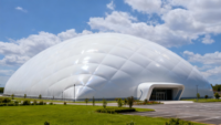 Dôme sportif gonflable climatisé MEISU QM001, grand, résistant au feu, écologique, anti-corrosion, installation facile pour