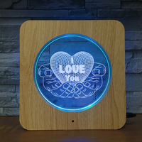 Je t'aime Led Photo Fame Lampe En Plastique Cadre Photo Lampe De Table pour La Décoration Intérieure