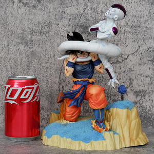 Statuetta Anime in PVC da 25cm, Modello Artigianale di Dragon Ball con <span class=keywords><strong>Goku</strong></span> che Combatte il Coda di Freezer, Vendita Calda - Product Image 3