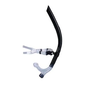 Snorkel de natación con boquilla de silicona completa y válvula de drenaje unidireccional para adultos y adolescentes - Product Image 2