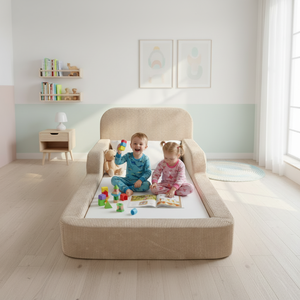 <span class=keywords><strong>Letto</strong></span> per Bambini Moderno Personalizzato 2027, Comodo e Comprimibile, Senza Legno e Metallo, <span class=keywords><strong>Letto</strong></span> di Transizione per Bambini in Bouclé - Product Image 6