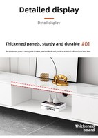 Table basse carrée et meuble TV de style européen moderne à prix abordable pour salon (vente en gros)