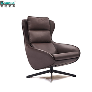 3 D interieur en cuir reconstitué Noir 4 étoiles noir base en acier solide <span class=keywords><strong>chaise</strong></span> design pour la réception à la maison d'hôtel - Product Image 6