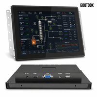 Moniteur tactile capacitif intégré 7/10.1/13.3/15.6/21.5 pouces pour la gestion des piles et la recharge de véhicules, sans pilote