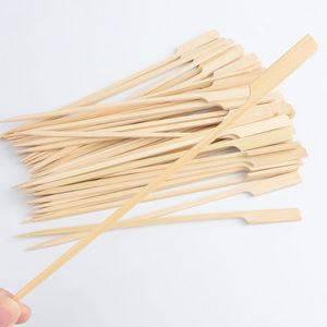 Biểu Tượng Tùy Chỉnh Tre Dùng Một Lần <span class=keywords><strong>Kabob</strong></span> Xiên Cho Bánh Hamburger Bánh Sandwich BBQ Kebab Dài Bên Ngoài Trời Công Cụ Với Than - Product Image 6