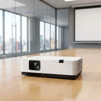 Projecteur LCD 4200 Lumens WUXGA (1920x1200) 2K 3D pour les entreprises, l'éducation et les conférences, design portable à contraste élevé, haut-parleurs intégrés