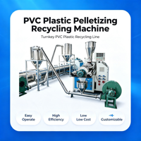 Machine de granulation de plastique à double vis certifiée CE 380V pour le recyclage de granulés de PVC souple, équipement de granulation plastique, production de 250-600 kg/h