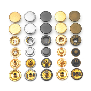 KUNSHUO Bouton pression en laiton et métal avec logo personnalisé Bouton pression de vêtements en or à motif rectangle en 4 parties avec technique de placage - Product Image 4