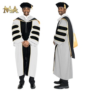 Traje personalizado vestido de graduación de doctorado vestido de PHD vestido de doctorado vestido de graduación de talla grande - Product Image 3