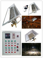 Chauffe-gaz catalytique infrarouge THD6808 3,9 kW, lampe chauffante GPL pour l'élevage de poulets, canards, oies, volailles et bétail