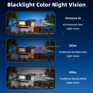 Cámara de Vigilancia Inalámbrica Hongnaer de 3MP con Visión Nocturna en Color y Luz Negra, Cámara IP O-Kam Pro 2.4G 5G WiFi, Seguridad CCTV, Cámara para Windows - Product Image 3