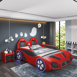 Nouveau design de voiture en bois de couchage adulte course <span class=keywords><strong>Lamborghini</strong></span> garçon lits pour enfants lit de voiture pour enfants - Product Image 1