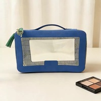 Sac de rangement de luxe moderne pour Mahjong et Poker, écologique, imperméable, pliable, transparent en PVC, style américain, pour divertissement